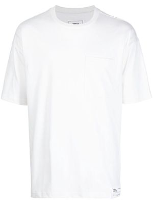 CHOCOOLATE chest-pocket cotton T-shirt - White