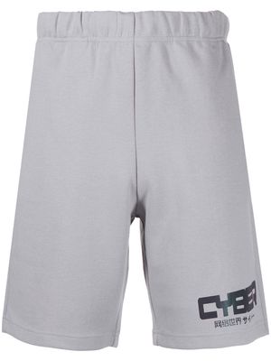 CHOCOOLATE Cyber-print Bermuda shorts - Grey