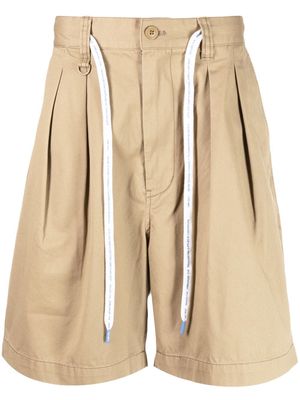 CHOCOOLATE drawstring-fastening bermuda shorts - Brown