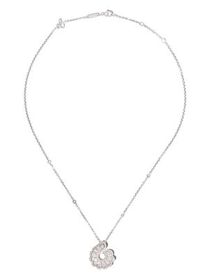Chopard 18kt white gold Precious Lace Vague diamond necklace - Silver