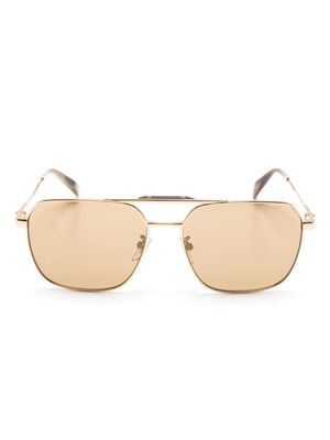 Chopard Eyewear Alpine Eagle square-frame tinted sunglasses - Gold