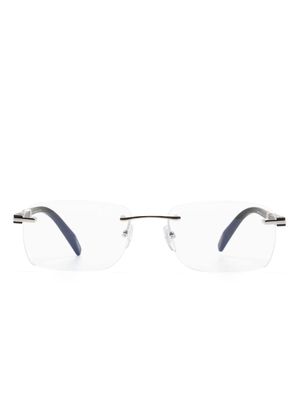 Chopard Eyewear logo-plaque frameless glasses - Grey