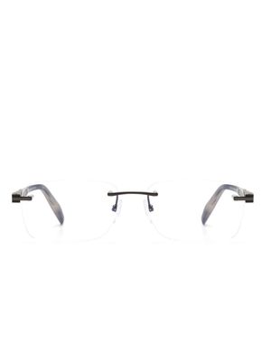 Chopard Eyewear rimless rectangle-frame glasses - Black