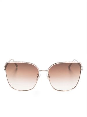 Chopard Eyewear square-frame gradient-lenses sunglasses - Silver