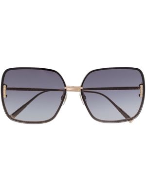 Chopard Eyewear square-frame tinted sunglasses - Black