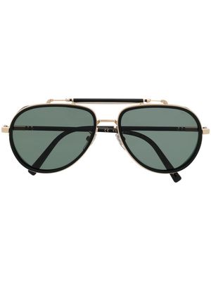 Chopard Eyewear tinted pilot-frame sunglasses - Black