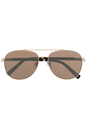 Chopard Eyewear tinted pilot-frame sunglasses - Gold