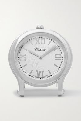 Chopard - Happy Sport 80mm Silver-tone Table Clock - one size