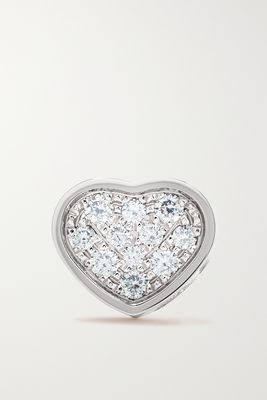 Chopard - My Happy Hearts 18-karat White Gold Diamond Single Earring - one size