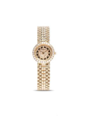 Chopard Pre-Owned 1980-1990s pre-owned Happy Diamonds 20mm - Gold