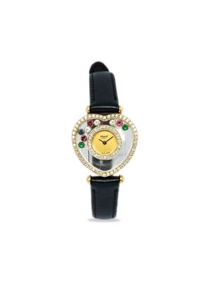 Chopard Pre-Owned 1980s pre-owned Happy Diamonds 26mm - Gold