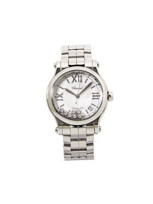 Chopard Pre-Owned pre-owned Happy Sport 36mm - Silver