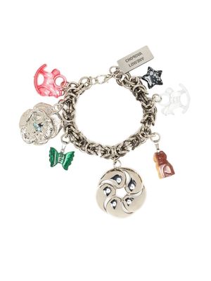 Chopova Lowena chain-link charm bracelet - Silver