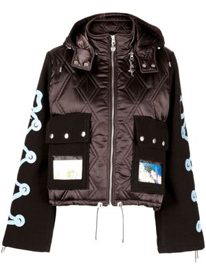 Chopova Lowena Frosty puffer hooded jacket - Brown