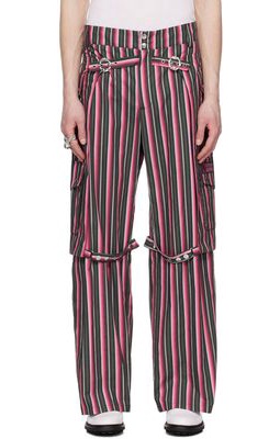 Chopova Lowena Green & Pink Moscha Trousers