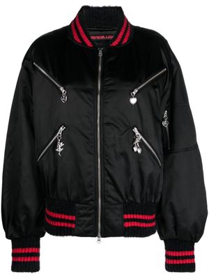 Chopova Lowena logo-embroidered bomber jacket - Black
