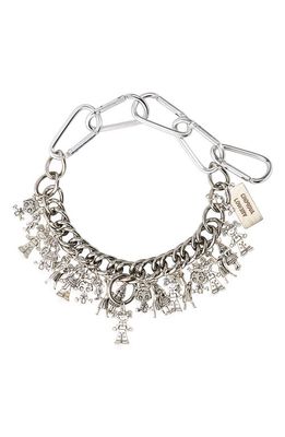 Chopova Lowena Lots of Ladies Curb Chain Necklace in Silver