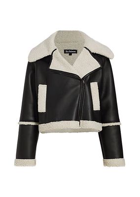Chrisley Faux Leather Moto Jacket