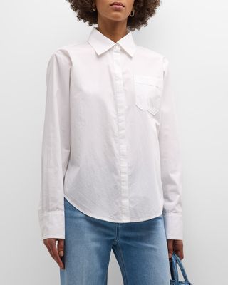 Christa Classic Button-Front Shirt