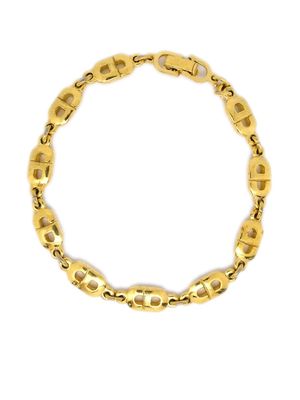 Christian Dior 1990-2000 pre-owned CD chain bracelet - Gold