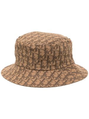 Christian Dior 1990-2000s pre-owned Trotter bucket hat - Brown