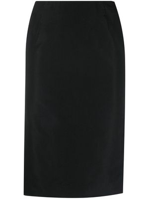Christian Dior 2000s pre-owned classic pencil skirt - Black
