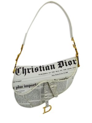 Christian Dior 2000s pre-owned Saddle handbag - White