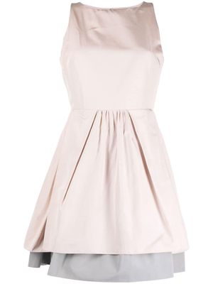 Christian Dior 2010 pre-owned layered sleeveless silk dress - Pink
