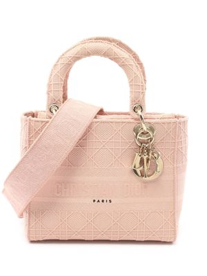 Christian Dior 2010s pre-owned medium Lady D-Lite two-way bag - Pink