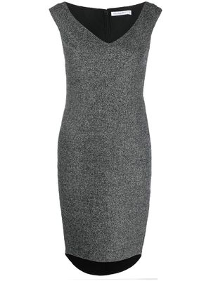 Christian Dior 2010s pre-owned v-neck sleeveless dress - Grey