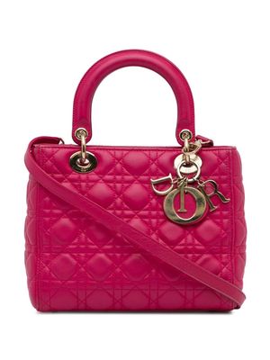 Christian Dior 2014 pre-owned medium Cannage Lady Dior handbag - Pink