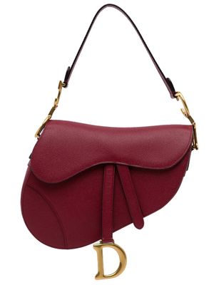 Christian Dior 2019 pre-owned medium Saddle shoulder bag - Red