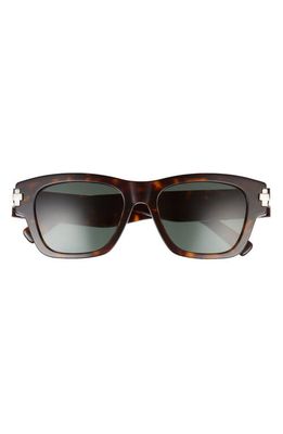 Christian Dior DiorBlacksuit XL 54mm Square Sunglasses in Dark Havana /Green