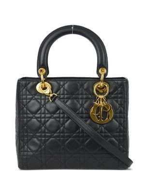 Christian Dior Pre-Owned 1997 Lady Dior two-way bag - Black