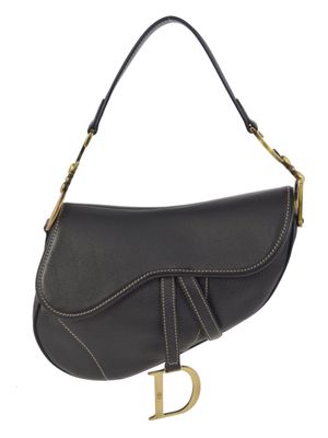 Christian Dior Pre-Owned 2002 pre-owned Saddle handbag - Black