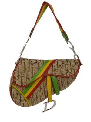 Christian Dior Pre-Owned 2004 pre-owned Rasta Trotter Saddle bag - Brown