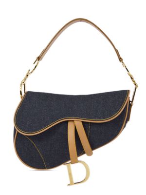 Christian Dior Pre-Owned 2011 pre-owned Saddle shoulder bag - Blue