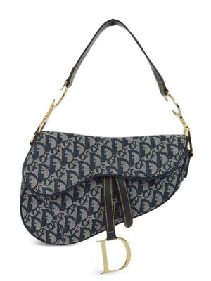 Christian Dior Pre-Owned 2011 pre-owned Saddle Trotter handbag - Blue