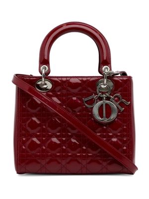 Christian Dior Pre-Owned 2013 Cannage Lady Dior two-way handbag - Red