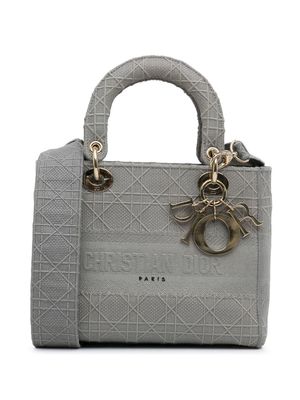 Christian Dior Pre-Owned 2020 medium Cannage Lady D-Lite two-way handbag - Grey