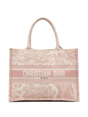 Christian Dior Pre-Owned 2020 medium Toile de Jouy Book Tote bag - Neutrals