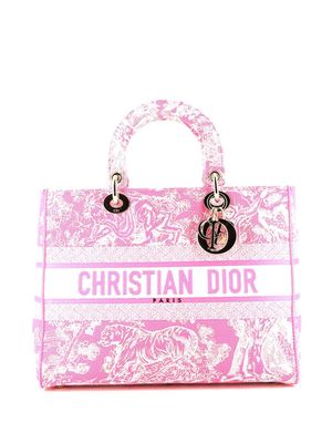Christian Dior Pre-Owned 2020s pre-owned Lady D-Lite tote bag - Pink