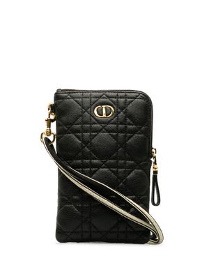 Christian Dior Pre-Owned 2021 Caro Cannage pouch - Black