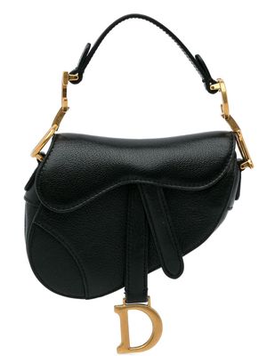 Christian Dior Pre-Owned 2021 mini Saddle shoulder bag - Black