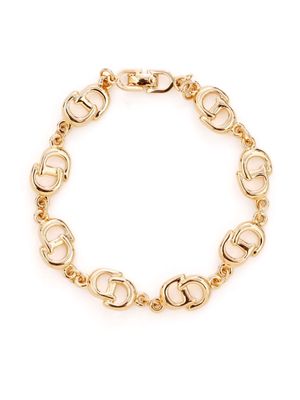 Christian Dior Pre-Owned CD-logo chain bracelet - Gold