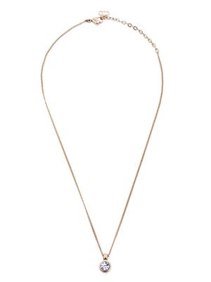 Christian Dior pre-owned crystal-embellished pendant necklace - Gold