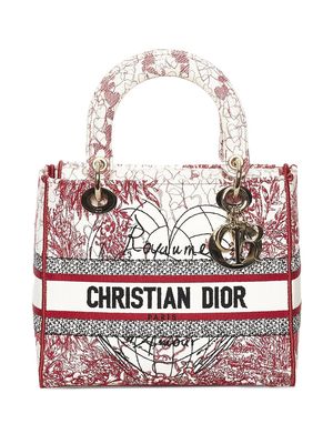 Christian Dior pre-owned D-Royaume d'Amour Lady Dior two-way bag - Red