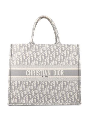 Christian Dior pre-owned Oblique Book Tote bag - Grey