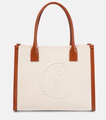 Christian Louboutin By My Side E/W Large canvas tote bag