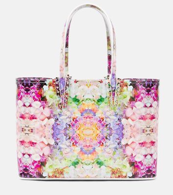 Christian Louboutin Cabata Small floral leather tote bag